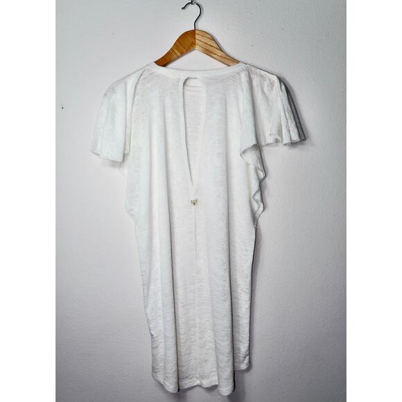 Billabong  Out For Waves Cover-Up Dress Sheer XS White - Picture 7 of 9